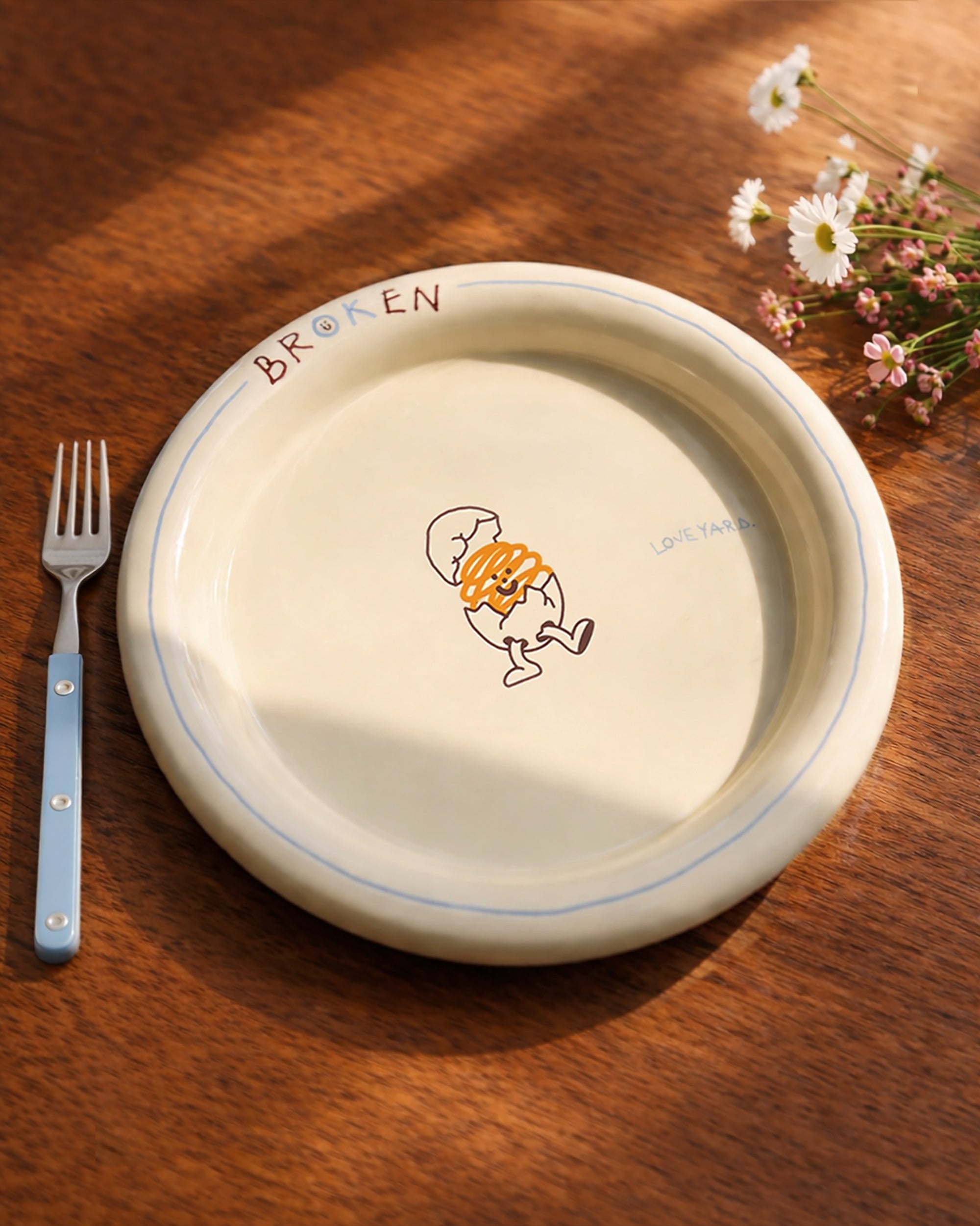 "BROKEN" DINING PLATE