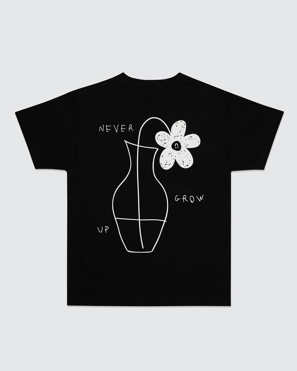 "NEVER GROW UP" TEE
